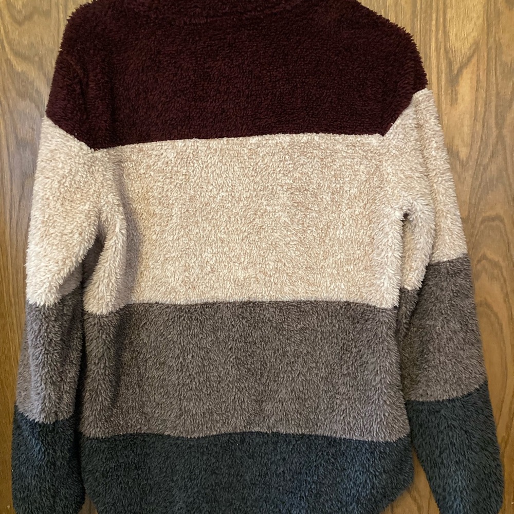 Fleece pull over sweater jacket by Maurices - Picture 9 of 11